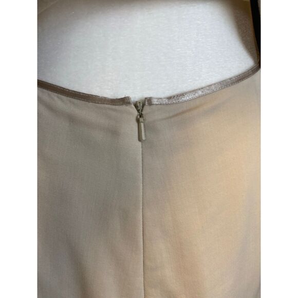 Banana Republic Skirt Set Women S/6 Beige Wool Blend Career Minimalist Lagenlook - Picture 12 of 16